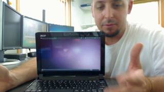 Netbook  Ubuntu 1004  Dual Boot  Acer Aspire One 532h  Compiz [upl. by Niwrad]