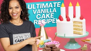 The ONLY Vanilla cake recipe you’ll ever need Delicious moist Yo’s most popular cake recipe ever [upl. by Naasar]