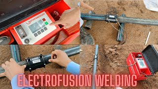 Electrofusion welding procedure l Electro fusion Welding at site l Electro fusion jointing [upl. by Ennairam]