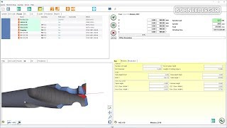 Qg1 Profile Milling Cutter programming on Schneeberger CNC tool grinder [upl. by Yornoc]