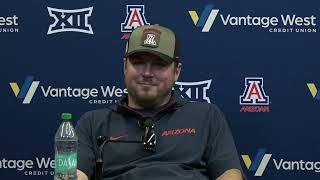 Arizona Football Press Conference  Matt Adkins [upl. by Eimile]