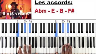 Faveur Mukoko  Il est vivant Tutoriel Débutant PIANO QUICK [upl. by Sumahs350]