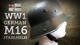 Helmets of the World WW1 German M16 Stahlhelm [upl. by Onez200]