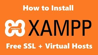 COMPLETE TUTORIAL Install XAMPP on Windows Free SSL  Virtual Hosts  Free Domains 2022 [upl. by Nerwal739]