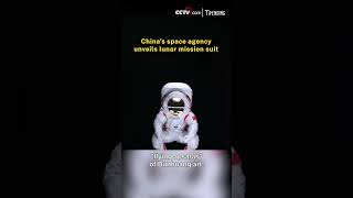 Chinas space agency unveils lunar mission suit [upl. by Aretak]