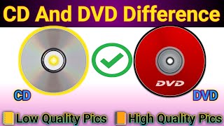 CD and DVD Difference Difference between CD and DVD [upl. by Atled]