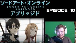 YUIIIII 😭  SAO Abridged Episode 10 REACTION [upl. by Isaiah335]