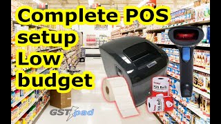 Complete Billing And Barcode Setup For Your Shop  Affordable POS Combo [upl. by Attennyl130]