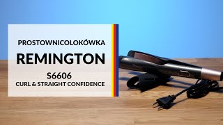 Prostownicolokówka Remington S6606 Curl amp Straight Confidence – dane techniczne – RTV EURO AGD [upl. by Tandie]