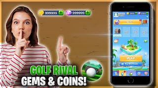 Golf Rival Cheats  How i Got Unlimited Gems amp Coins in Golf Rival FAST iPhoneAndroid 2024 [upl. by Edi]