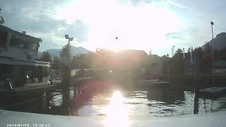 Arrival at Schafbergbahn night dock onboard Salzkammergut [upl. by Norford]