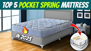 Top 5 Best Pocket Spring Mattress In India 2024  Pocket Spring Mattress Under 15000  Mattress 2024 [upl. by Shiff881]