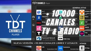 Cómo INSTALAR y CONFIGURAR TDT Channels Player en Smart TV Chromecast Google TV  NEW VERSION 🆕📺📻🆓 [upl. by Nosnek]