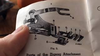 MECHANICAL ACCESSORY 2 Singer ZigZagger How We Made Overlock Stitches Before There Were Sergers [upl. by Needan209]