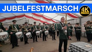 JUBELFESTMARSCH  Jägerkapelle Hochneukirch amp Tambourkorps „Heimattreuequot Elfgen 4K Video [upl. by Borgeson]