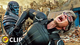 Quicksilver vs Apocalypse  quotFoolish Childquot Scene  XMen Apocalypse 2016 Movie Clip HD 4K [upl. by Amles]