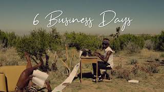 Blaqbonez feat Projexx  SIX BUSINESS DAYS Lyric Video [upl. by Notyap36]