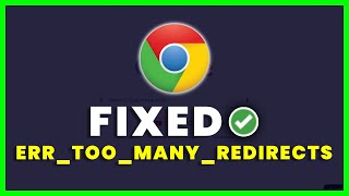 How To Fix ERRTOOMANYREDIRECTS  This Page Isn’t Working In Google Chrome [upl. by Morvin]