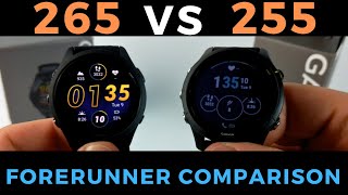 Forerunner 265 VS Forerunner 255  Garmin Smartwatch Feature Comparison and Review [upl. by Courtney]