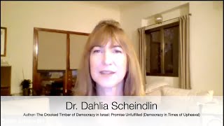 Webinar Crooked Timber Dr Dahlia Scheindlin’s New Book on Israeli Democracy [upl. by Langille]