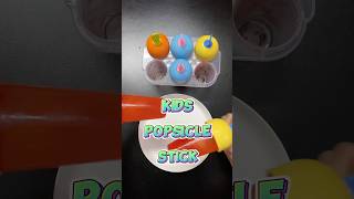 Colorful popsicle stick  kids craft 786tastycookingviralvideoshortsicecream [upl. by Bisset]