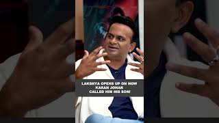 Lakshya speaks about how Karan Johar called him his son [upl. by Mcnalley213]