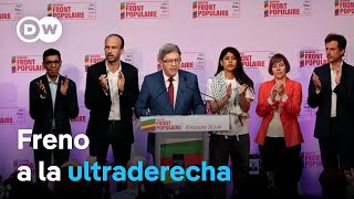 Francia la izquierda lidera las elecciones legislativas según sondeos [upl. by Leuname]