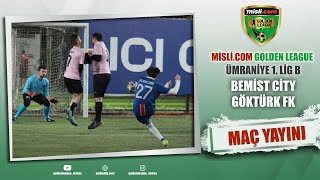 Mislicom Golden Lig  ÜMRANİYE 1LİG B  14Hafta  GÖKTÜRK VS BEMİST [upl. by Ahsoym]