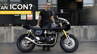 Dutchs Triumph Thruxton  The Ultimate Cafe [upl. by Orazal573]