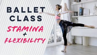 Ballet Class for Stamina amp Flexibility  Beginner  Intermediate [upl. by Hsirap268]