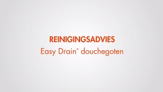 Douchegoot reinigen  Schoonmaken van een Easy Drain douchegoot Nederlands [upl. by Magulac]