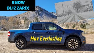 Is the Maverick truck enough for snow blizzards  2023 Ford Maverick Hybrid Lariat [upl. by Langdon185]