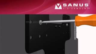 How to Install Your SANUS VMF308 TV Mount [upl. by Eaneg406]