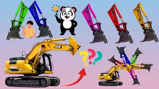 Guess the Right Part of the JCB 01  JCB Construction Work  jcbvideo [upl. by Lednyk685]