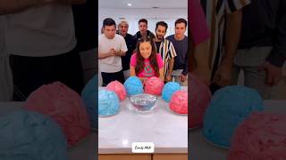 Mystery Cotton Candy Melt Challenge 😂trending games cotton candy mystery shorts funny [upl. by Darda631]