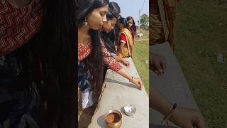 gobardhanpuja bhaidujspecial viralshorts heavwon vlog [upl. by Bertasi37]