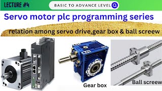 What is a Servo Motor  How Does a Ball Screw Work in a Servo Motor  Gear Box in a Servo Motor [upl. by Hamford]