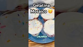 Como hacer gelatina de mosaico gelatina gelatinamosaicoreceta [upl. by Eiramenna254]