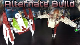 Lego Star Wars 75333 V19 Torrent vs Vulture Droid Alternate Build [upl. by Oemac]