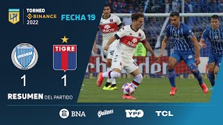 TorneoBinance  Fecha 19  resumen de Godoy Cruz  Tigre [upl. by Ahseinat]