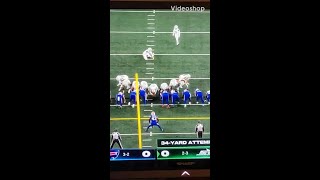 Greg Zuerlein 34 yard field goal [upl. by Ecnahs]