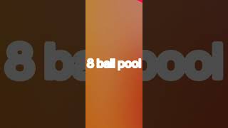 8 ball pool PT 1 8ballpool [upl. by Burck]