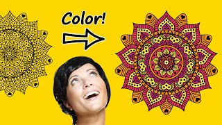 How To Color Mandalas In Inkscape  Easier Than You Think [upl. by Sokul]