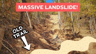 100Foot Wide Landslide in Pisgah  Trace Ridge NC [upl. by Konopka]