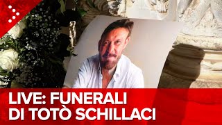 LIVE I funerali di Totò Schillaci a Palermo diretta video [upl. by Noraf570]