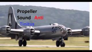 Airplane engine Propeller Sound Anti Tinnitus [upl. by Esile233]