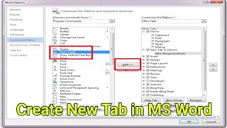 Ms Word  Create New Tab msword basiccomputerknowledge prayashsir codewithharry [upl. by Zannini]