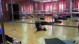 Exotic Pole Dance Tutorial  Warm Up Exercises Part 6 [upl. by Afinom910]