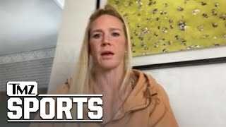 Holly Holm Says No Bad Blood With Ronda Rousey ‘I Have A Lot Of Respect For Her’  TMZ Sports [upl. by Ahsiuq]