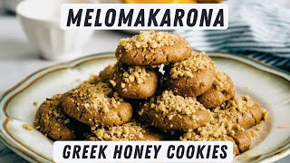 Melomakarona Greek Honey Cookies [upl. by Old]